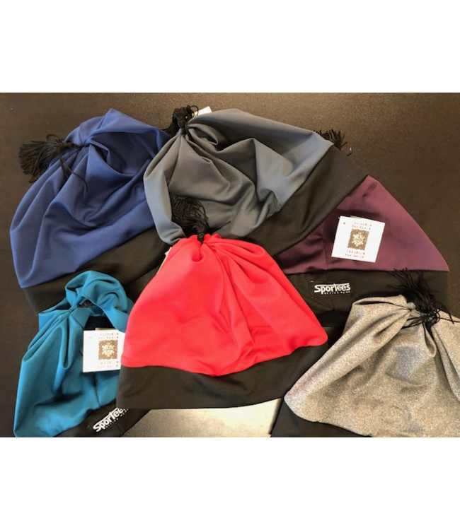 Sportees 4 Way Stretch Lycra Ski Racing Pull On Hat