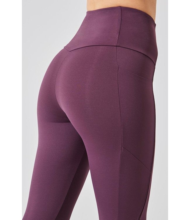 MPG Women's Knit 25" Inseam Legging  sheer inserts