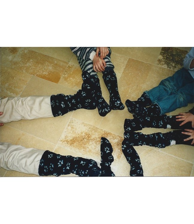 Children-2 Way Stretch 200 Weight Fleece Socks-Size 3