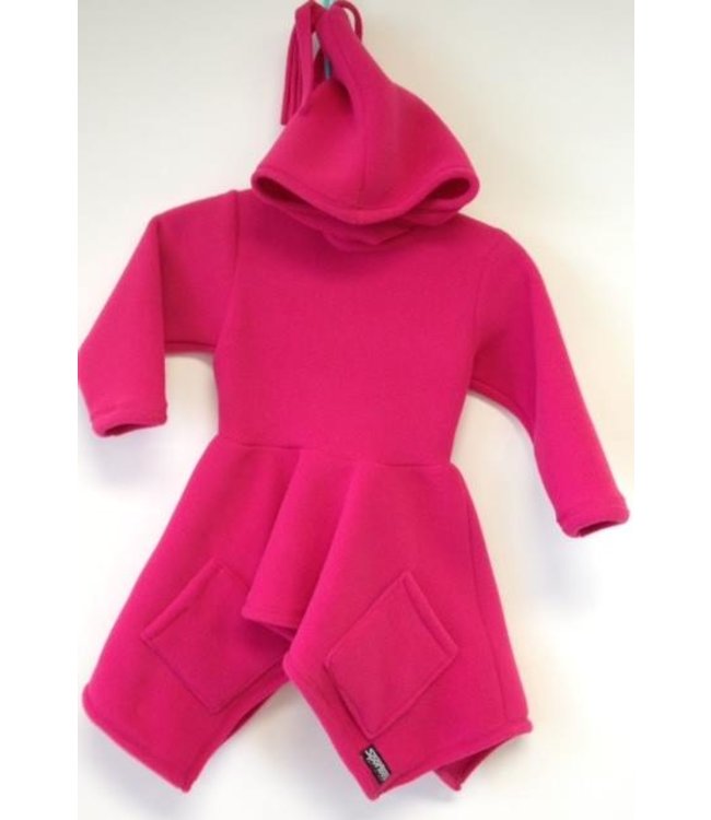 Sportees Children Fleece Designed Fairy Sweater w/ Skirt &Hood