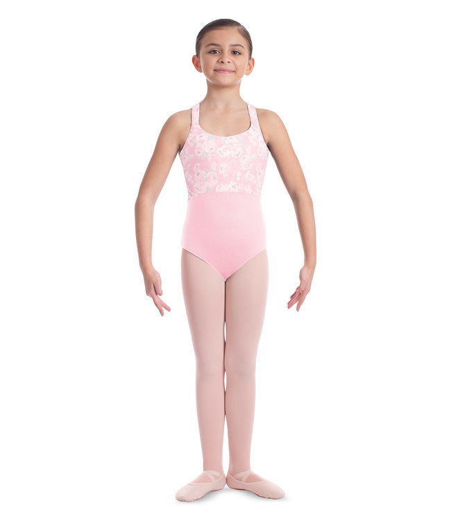 Mirella M474C  Jardin  Wide Strap  Camisole Leotard /  Bodysuit