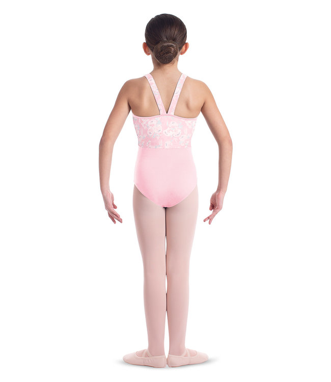 Mirella M474C  Jardin  Wide Strap  Camisole Leotard /  Bodysuit