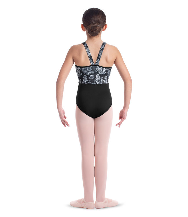 Mirella M474C  Jardin  Wide Strap  Camisole Leotard /  Bodysuit