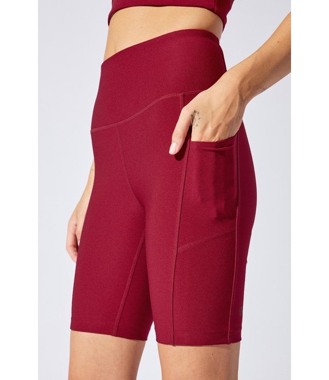 MPG Brisk Fitted  HIgh Waisted Short with Pockets - 11C0418