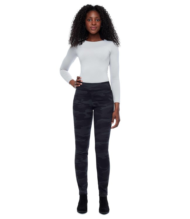 UP Pants - Black Camo Ponte 67588 - 30% OFF