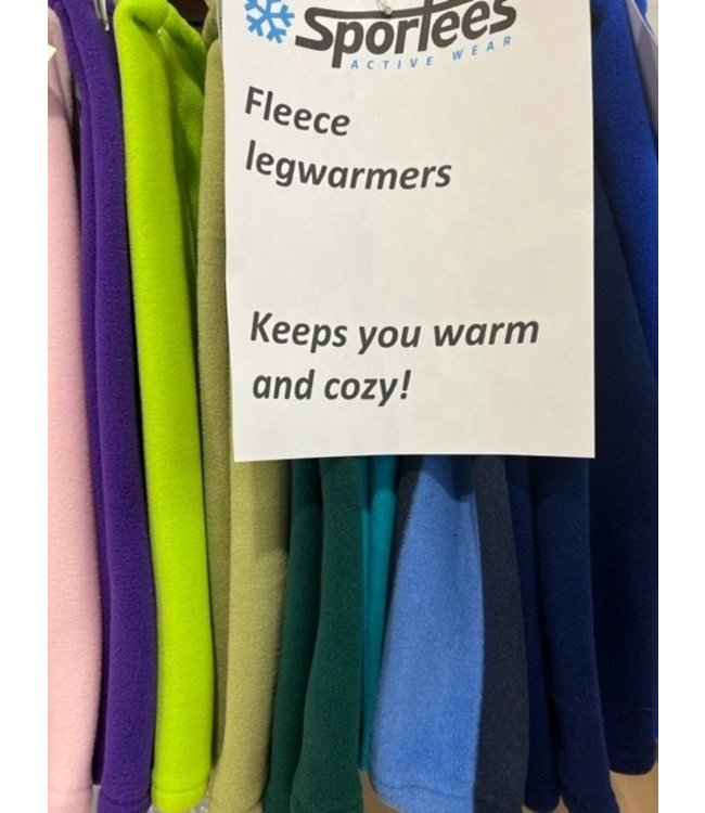 Sportees Fleece Leg Warmers- One/ Size