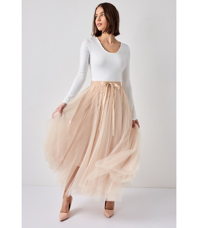 Layered Summer Long Skirt - ON  SALE !!