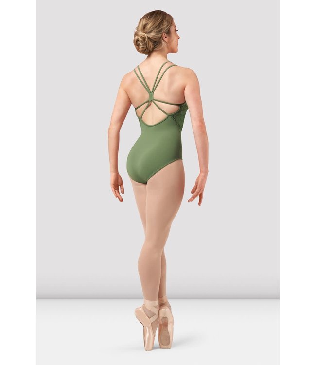 Bloch L0257 Lace Double Strapped Open Back Leotard / Bodysuit