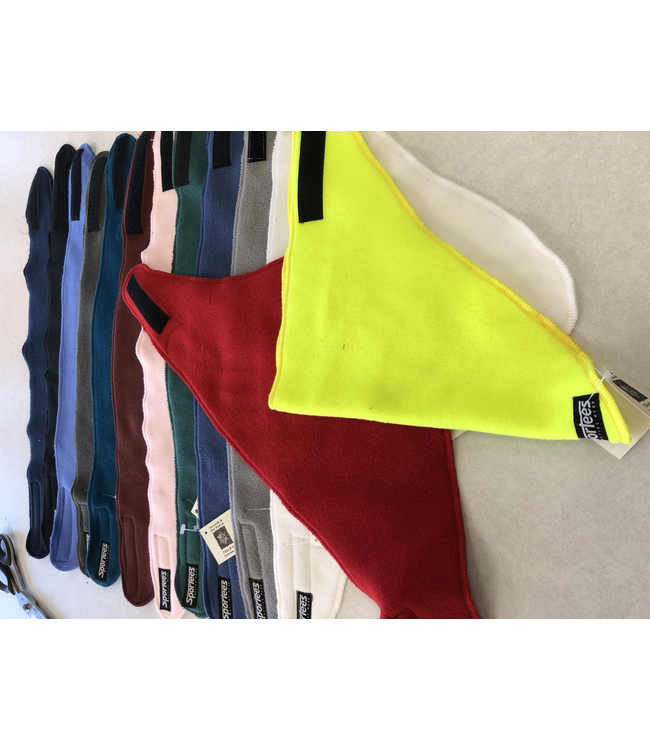 Sportees Fleece Triangle Neck Warmer w/ Velcro- One Size