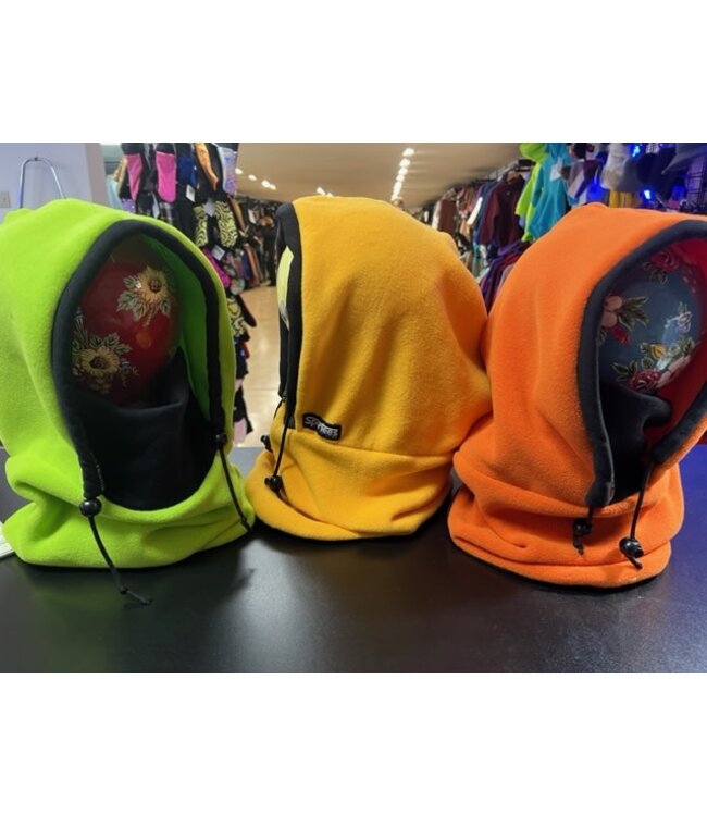 Sportees Fleece Over Helmet Balaclava w Neck Tube