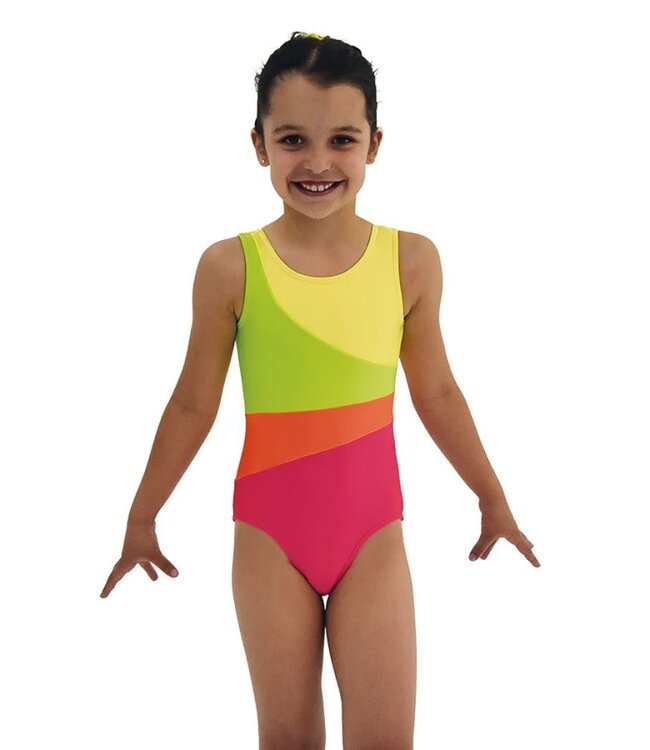 Mondor Mondor 7812 Colour Block Gymnastics Leotard / Bodysuit