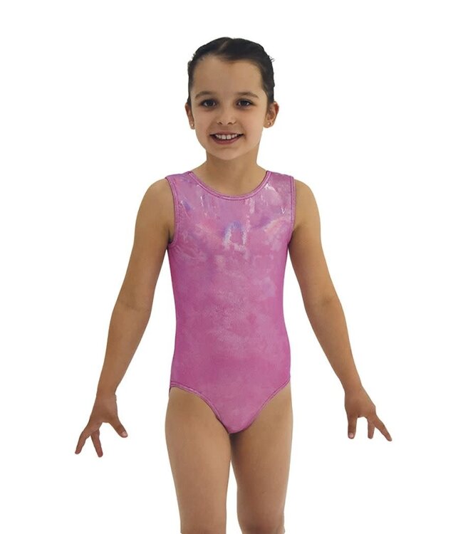 Mondor 7856 Metallic Pink Gymnastic Leotard / Bodysuit