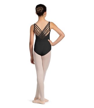 Bloch Mirella M1248C Glow V Neck Strap Detail Leotard / Bodysuit