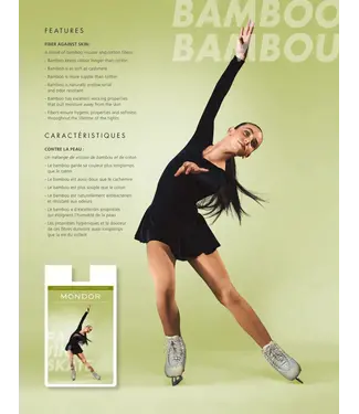 Mondor Mondor 3301 Bamboo Footed Skating Tights Adult Sizes