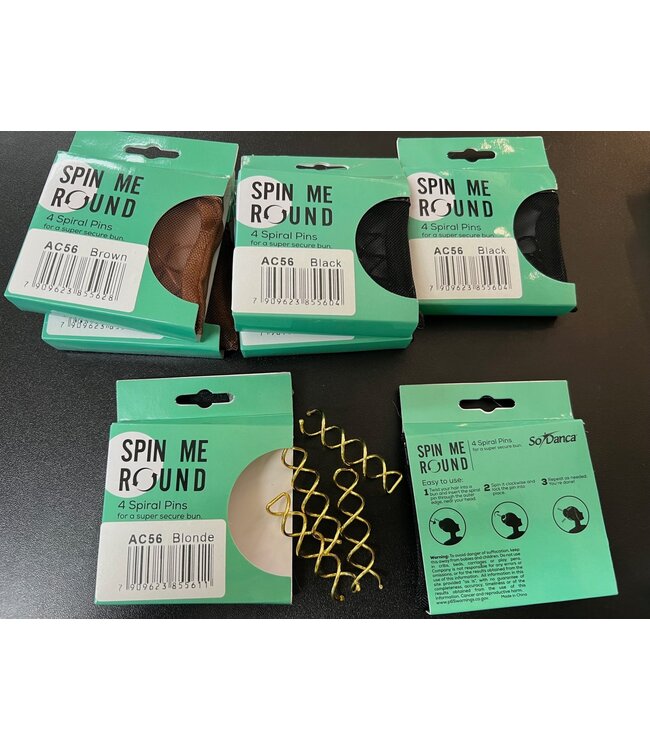 So Danca So Danca Spiral Hair Pins