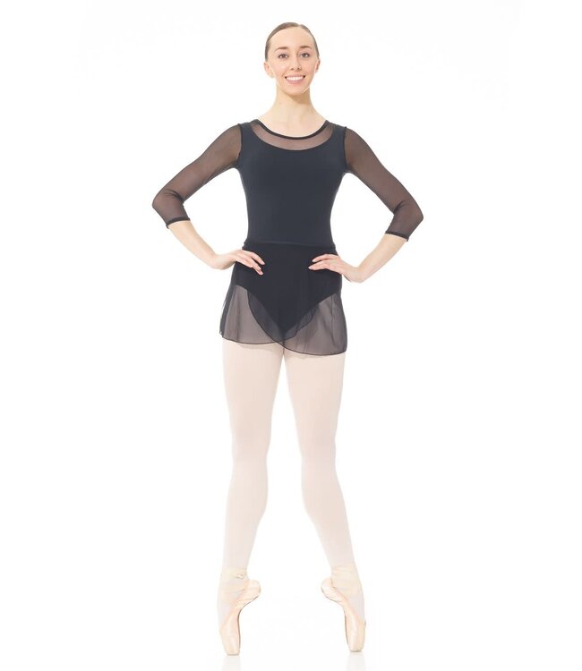 Mondor 3637  Mesh Ballet Wrap Skirt