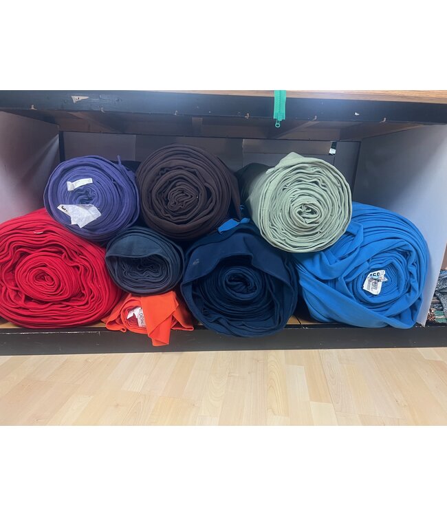 Sportees Fitted Fleece Turtleneck Top