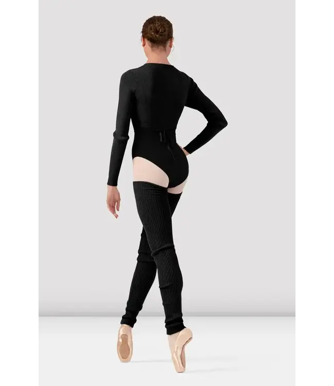 Bloch W11003 Nova Thigh High Leg Warmer - 36 inch BLACK