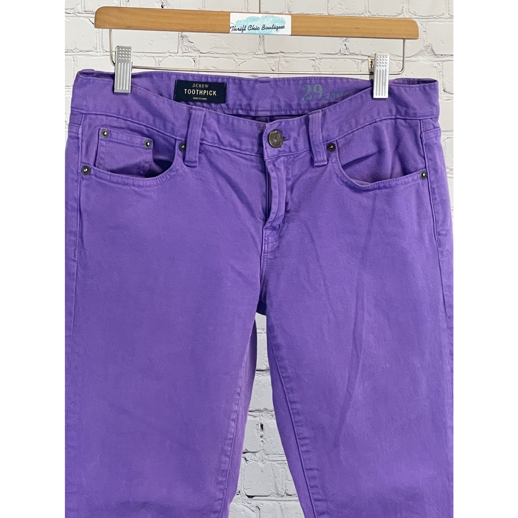 J.Crew J.CREW, Purple, Jeans, 29