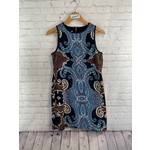 Maggy London Maggy london, Black, Blue, Red, Paisley, Dress, Size 10