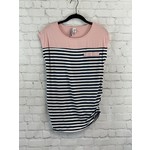 Mom's the Word Mom's the Word, Pink, Navy, White, Sleeveless, Large