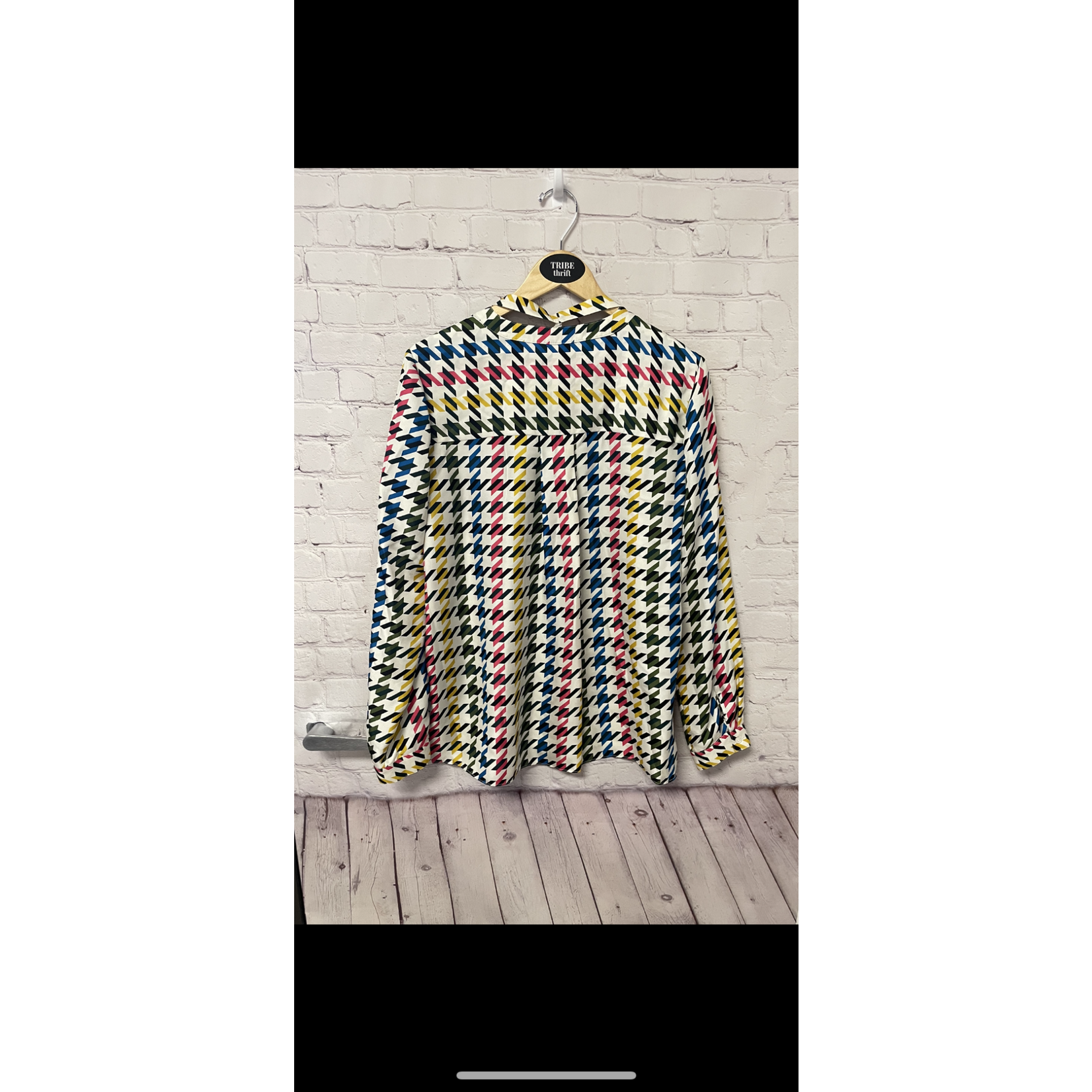 Carlisle Collection Carlisle Collection, Rainbow, Houndstooth, LS, 12