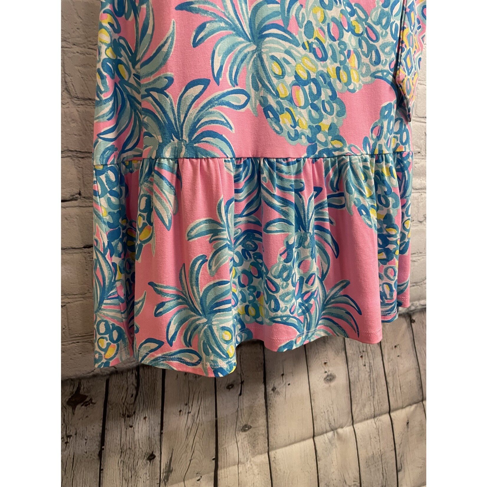 Lilly Pulitzer Lilly Pulitzer, Pelican Pink, Misha Wrap Dress, XS, MSRP $