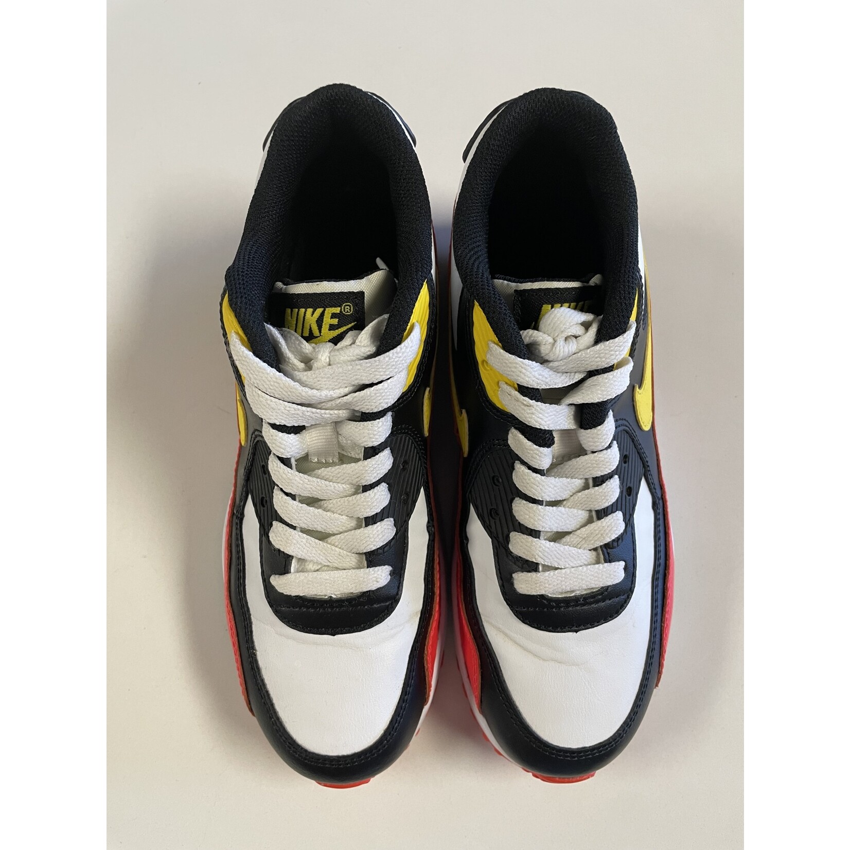 Nike, Air Max 90, Yellow, Black, Crimson, 5 Youth
