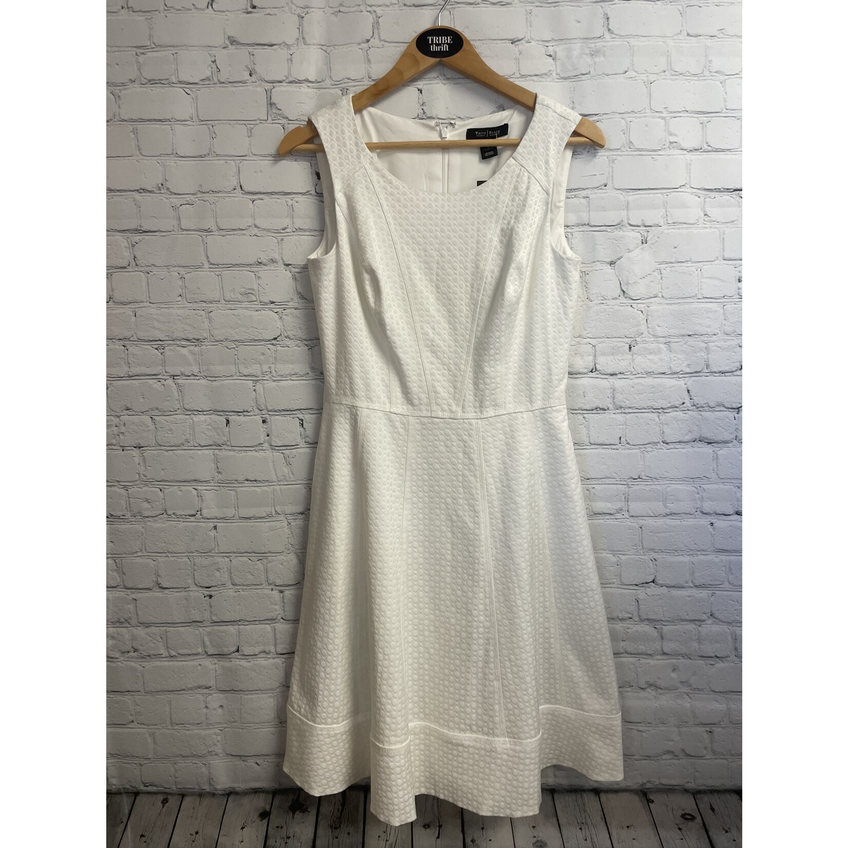 White House Black Market, White, Dress, 6