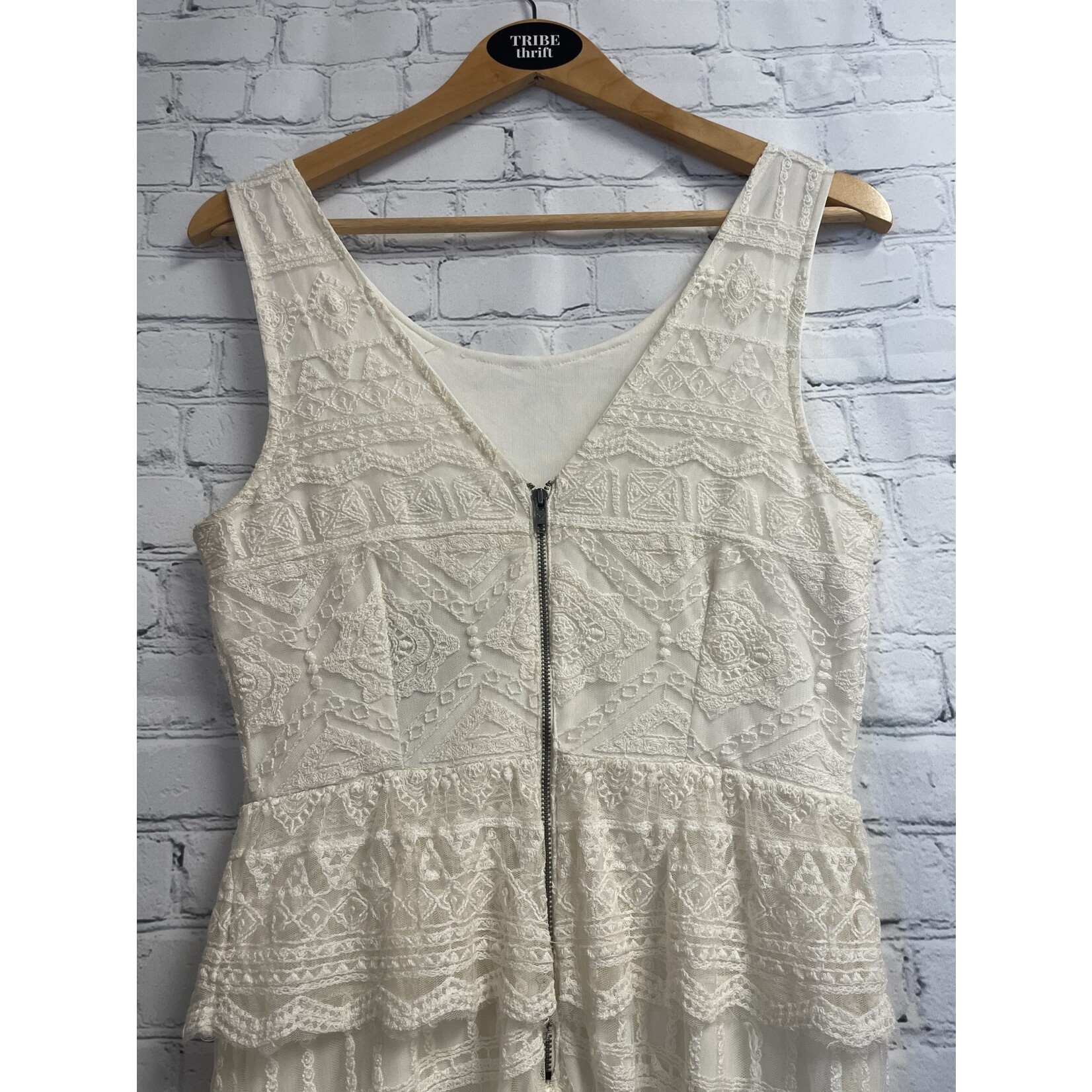 American Eagle, Cream, Dress, 6