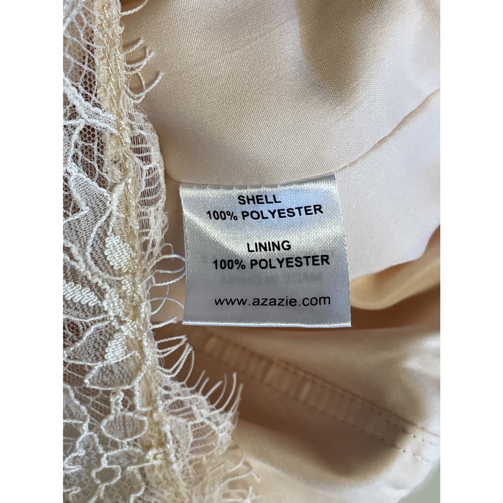 Azazie, Peach, Dress, Small