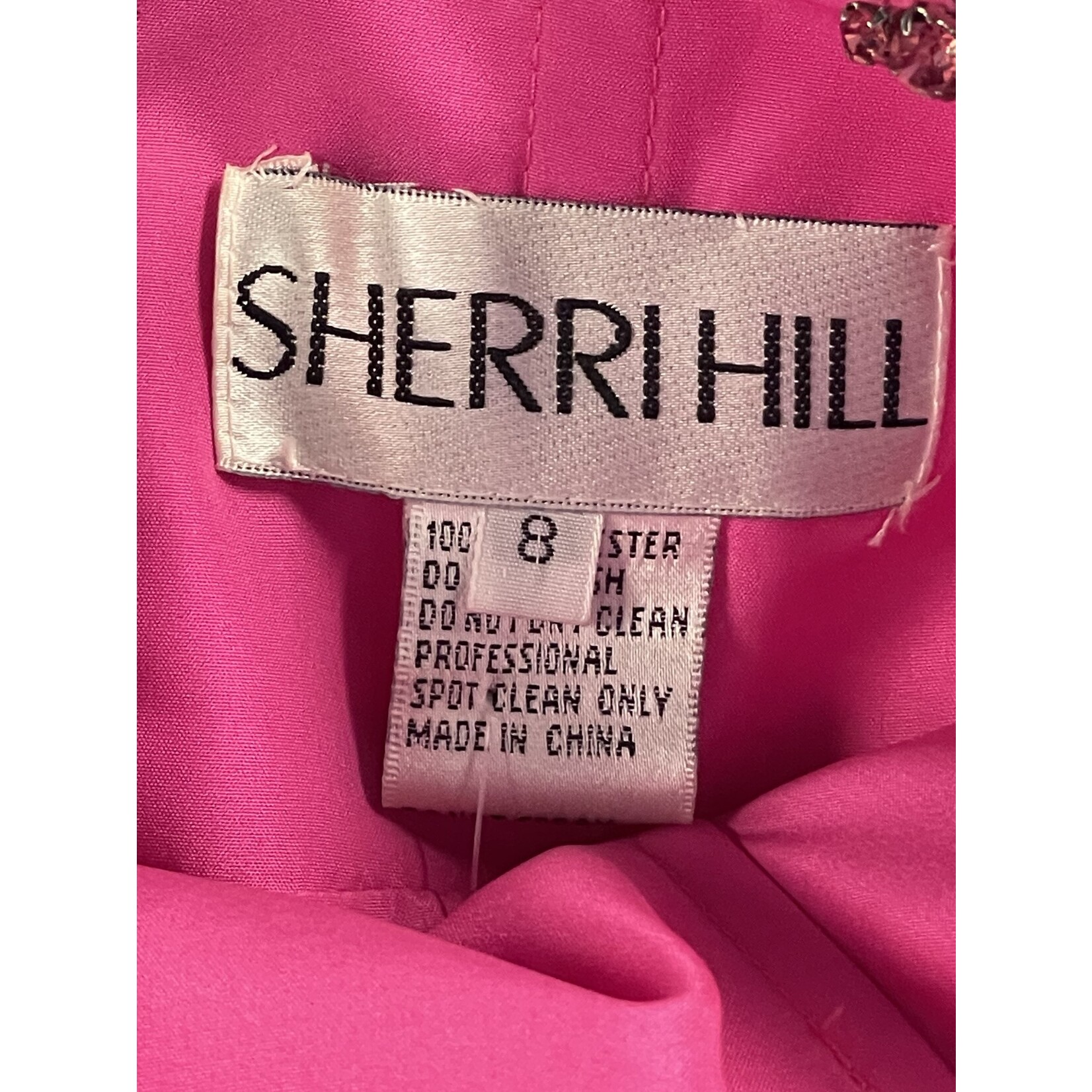 Sherri Hill, Hot Pink, Cocktail Dress, 8, MSRP $598