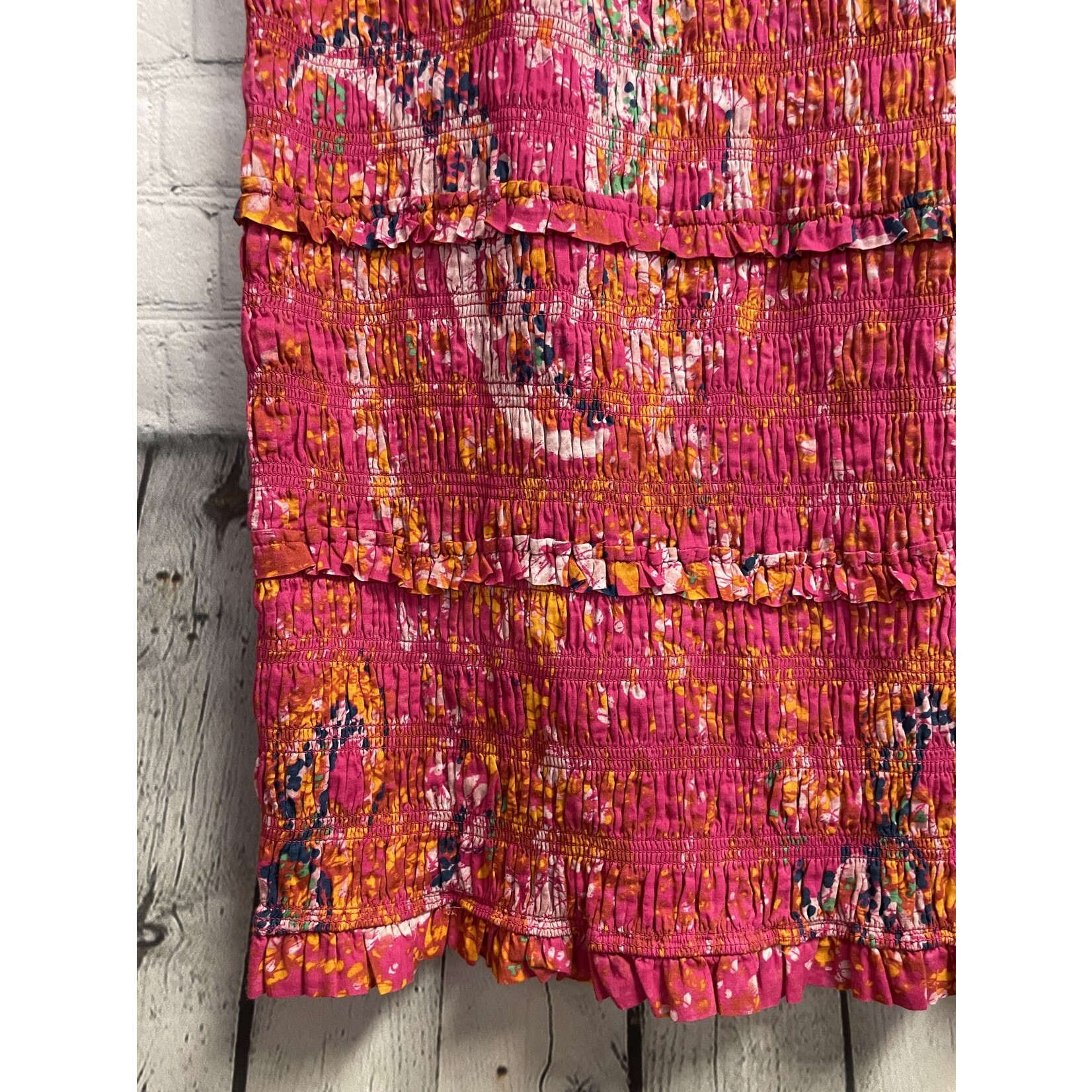 Cleobella, Pink, Orange, Maxi, Dress, NWT, MSRP $210, M