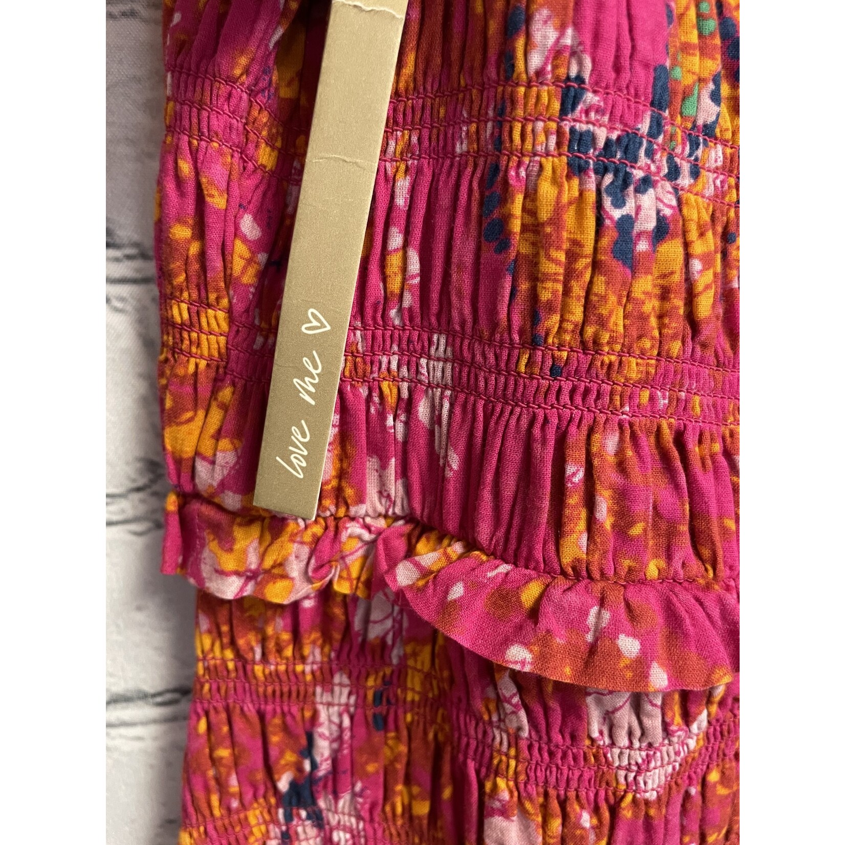 Cleobella, Pink, Orange, Maxi, Dress, NWT, MSRP $210, M