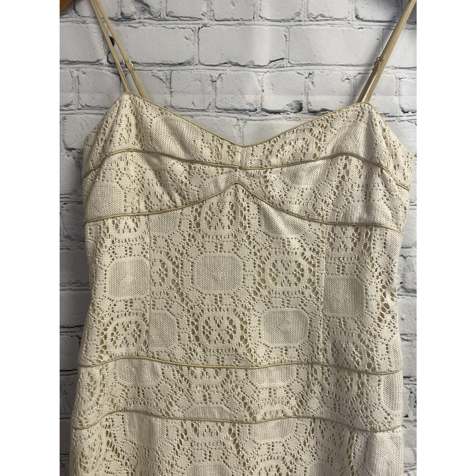 To The Max, Cream, Crochet, Dress, 4, NWT