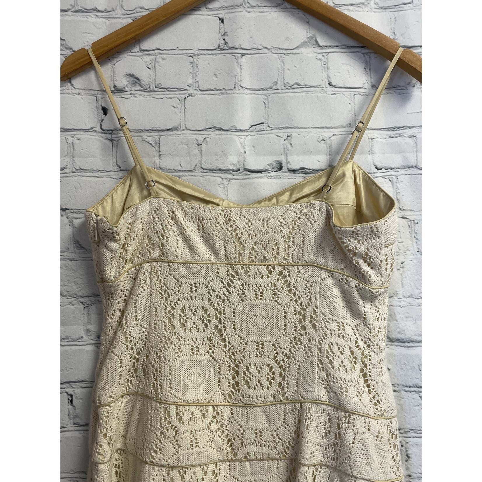 To The Max, Cream, Crochet, Dress, 4, NWT