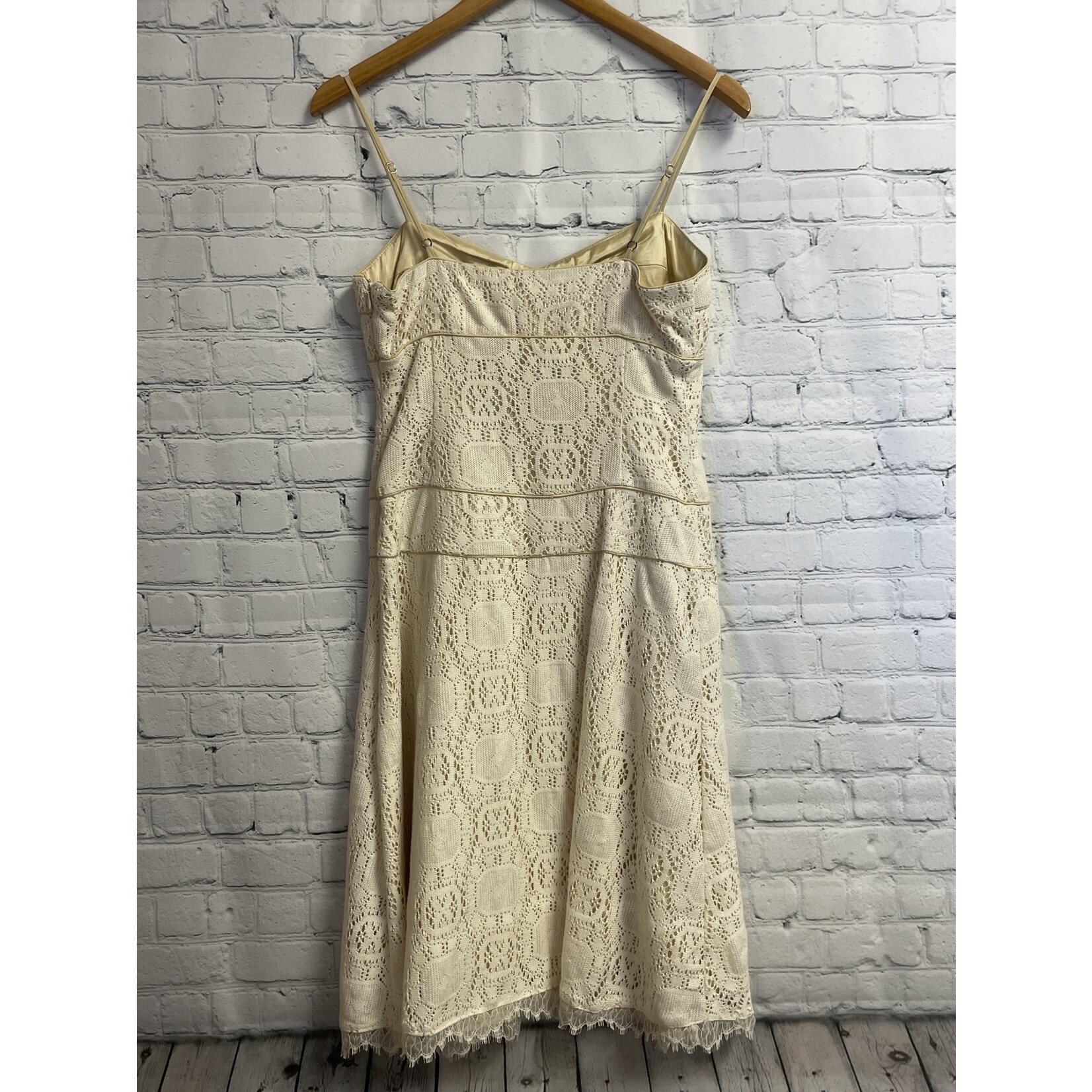 To The Max, Cream, Crochet, Dress, 4, NWT