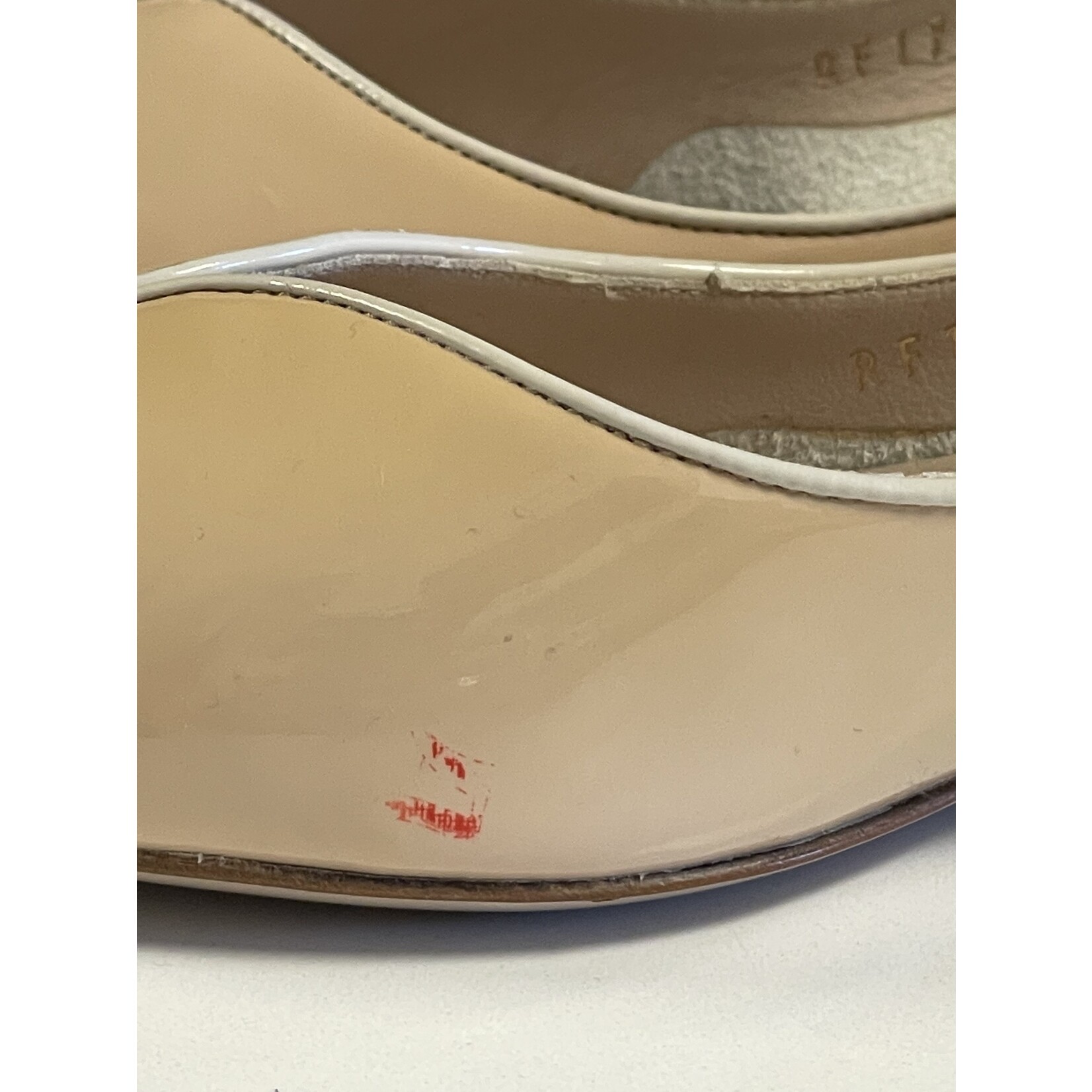 Ferragamo, Nude, Patent Leather, Flats, 6.5