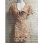 Lush, Peach, Romper, Large