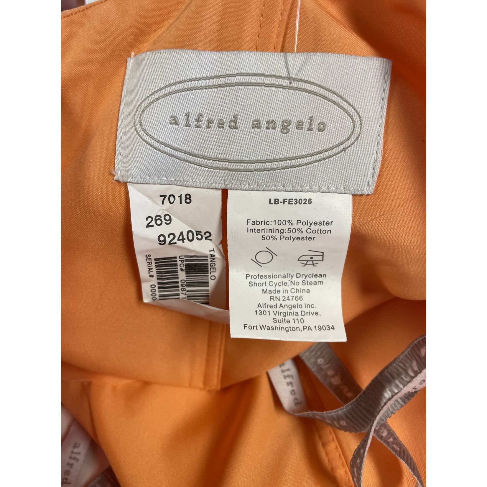 Alfred Angelo Alfred Angelo, Peach, Formal Dress,  14, NWT