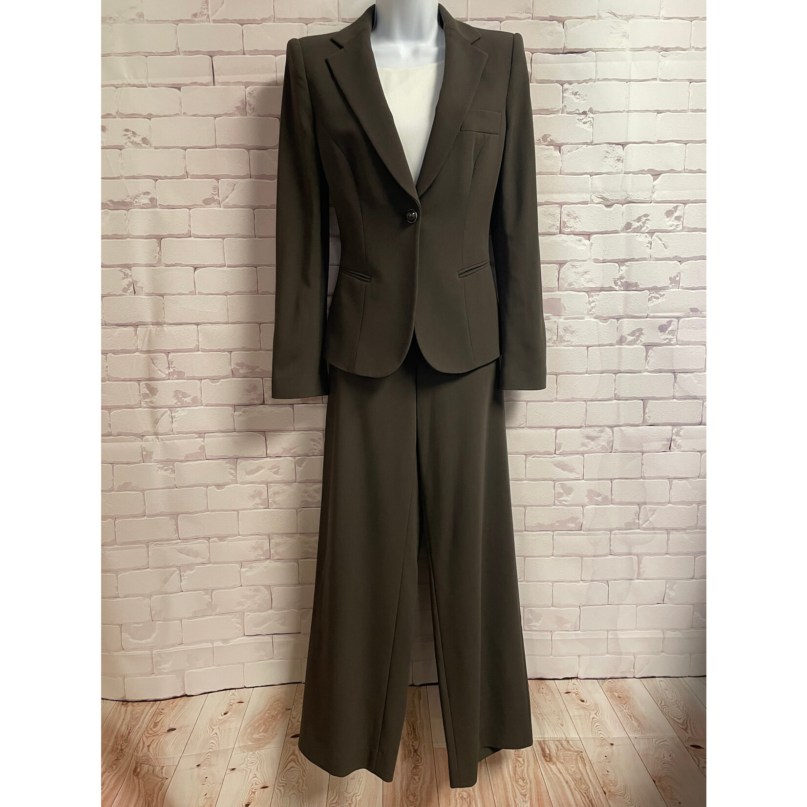 Giorgio Armani, Brown, Super 150's, Suit, 8, MSRP $4890