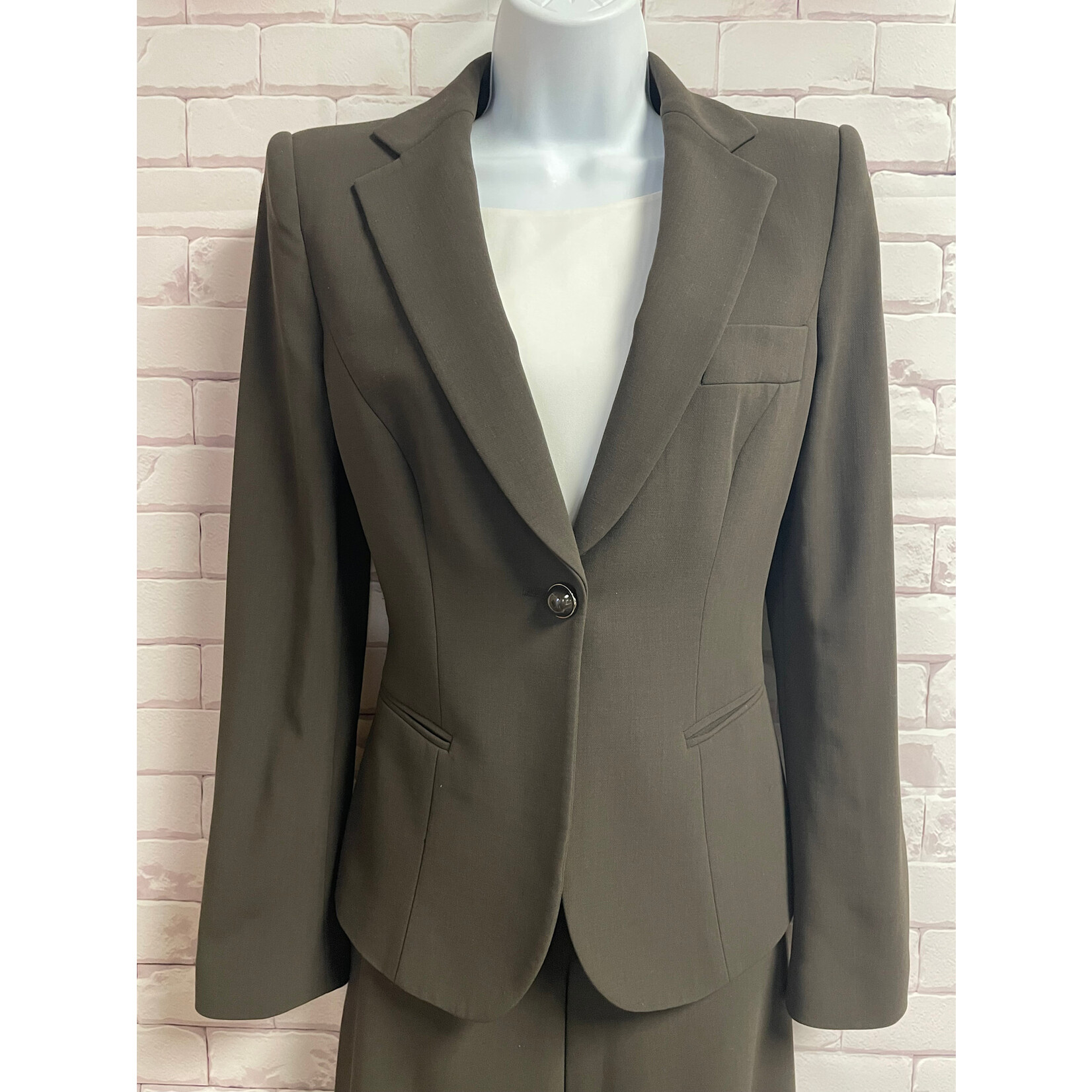 Giorgio Armani, Brown, Super 150's, Suit, 8, MSRP $4890