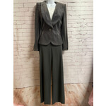 Giorgio Armani, Brown, Grey, Herringbone, Suit, Small, MSRP $4890