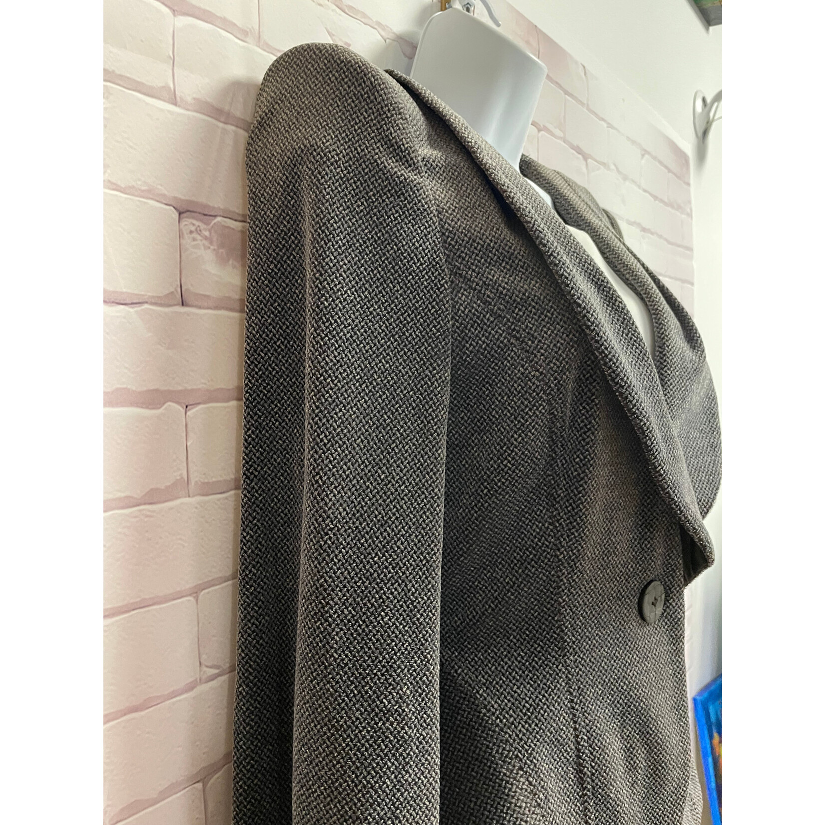Giorgio Armani, Brown, Grey, Herringbone, Suit, Small, MSRP $4890