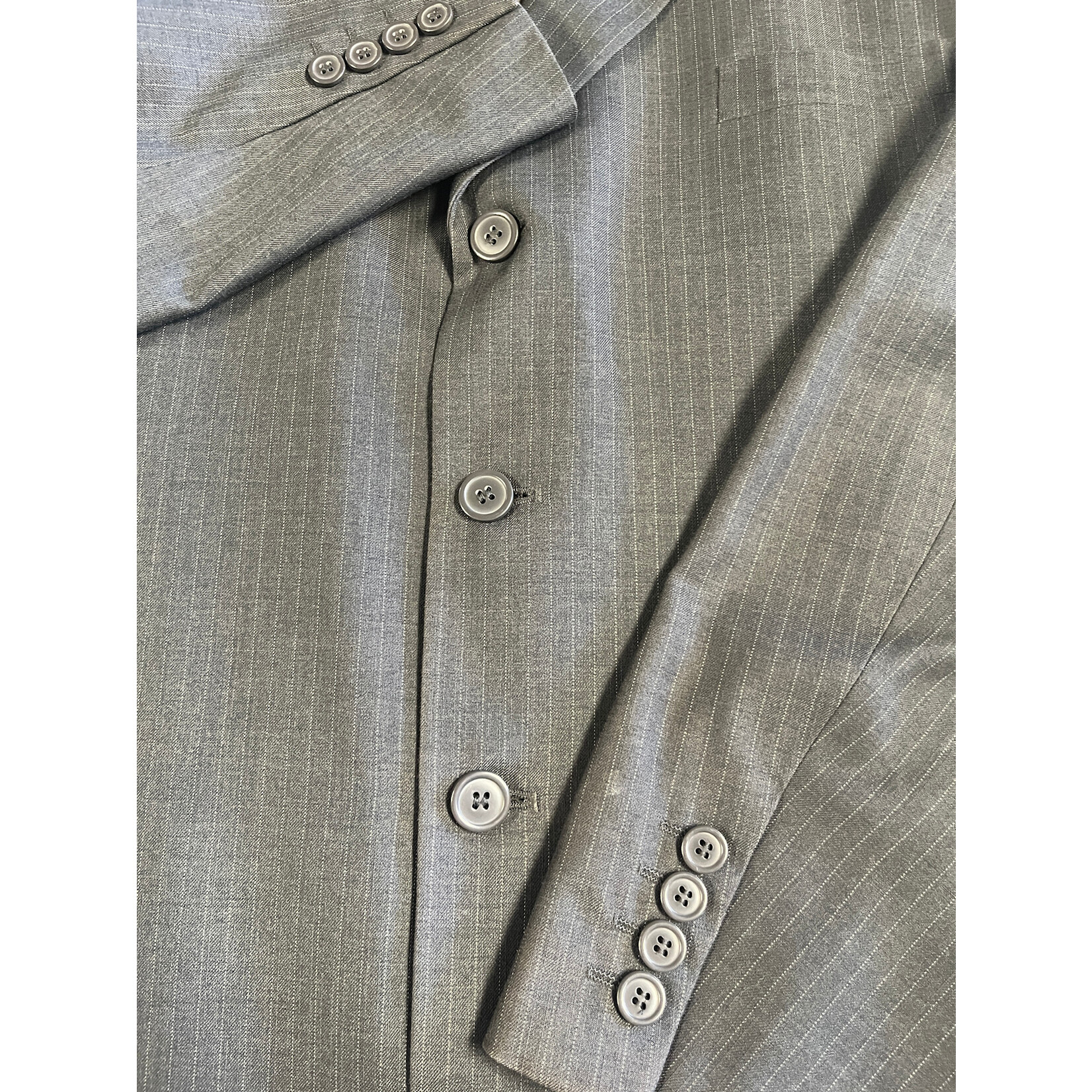 Cooper & Nelson, Gray, Men's, Suit, 50L, W40xL29