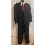 Tom James, Navy, Blue Pin Striped, Suit, Men's, 52L, 42/41