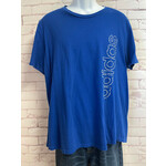 Adidas, Blue, White, Tee, Men's, XLarge