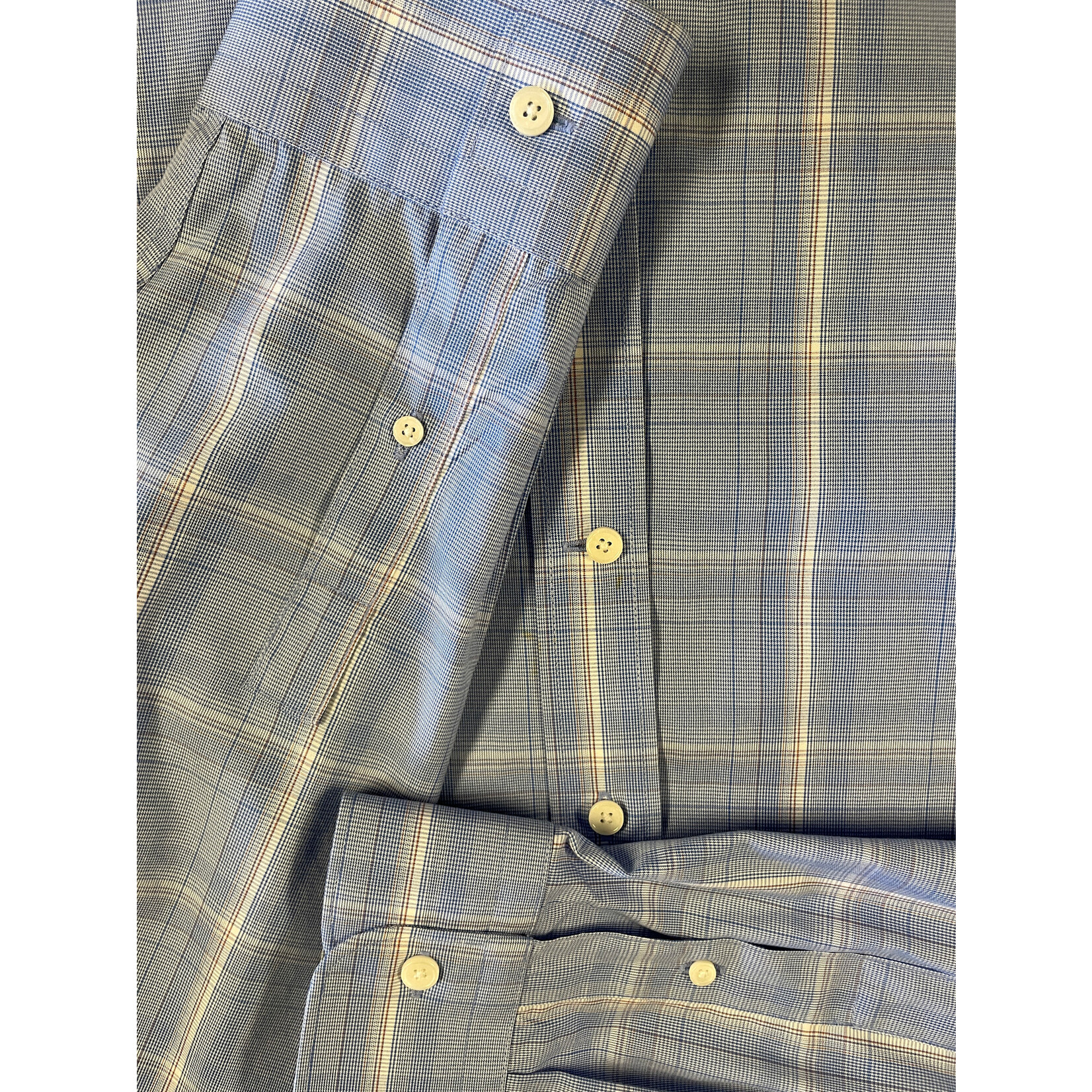 Jos. A. Banks, Blue, Long Sleeve, Button-Up, XL