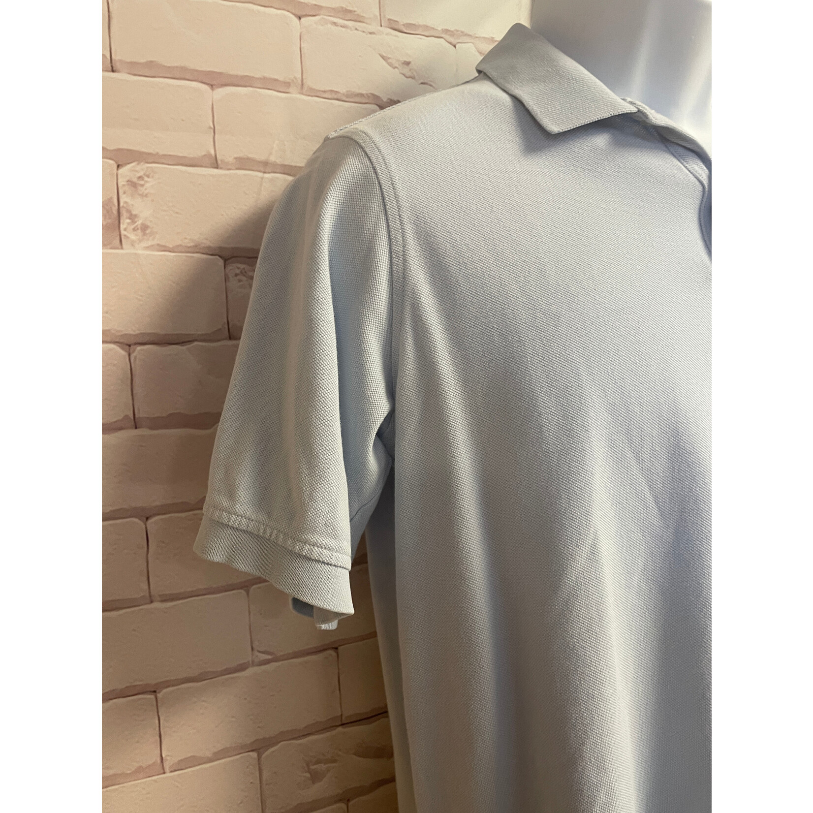 Lands End, Light Blue, Polo, XL
