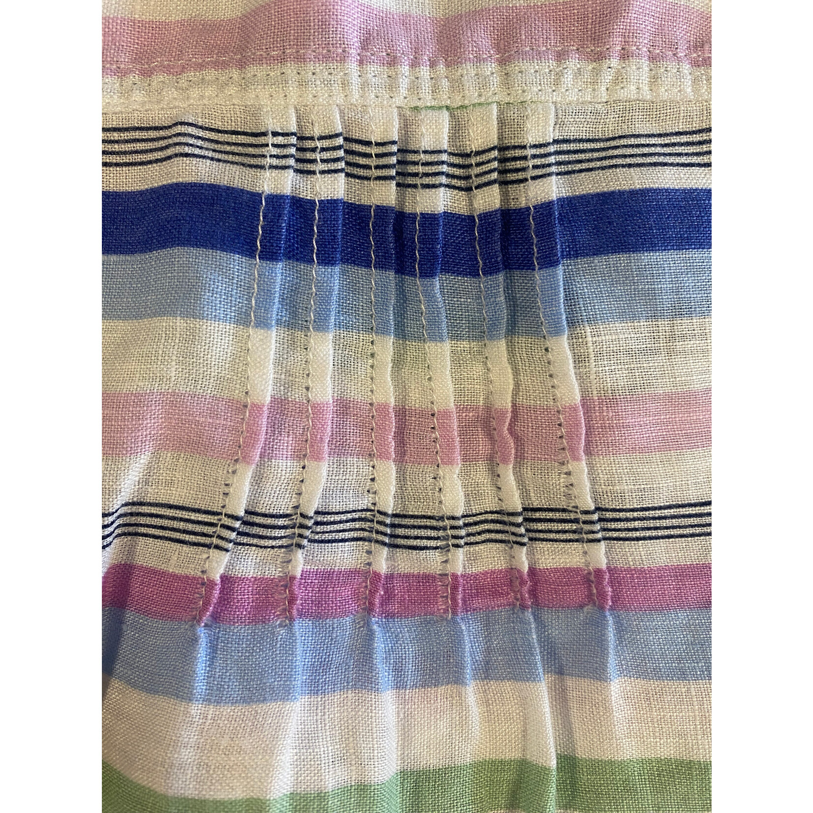 Talbots, White, Blue, Pink, Tunic, Small